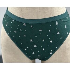 Victoria's Secret High Leg Floral Briefs Size M New With Tags